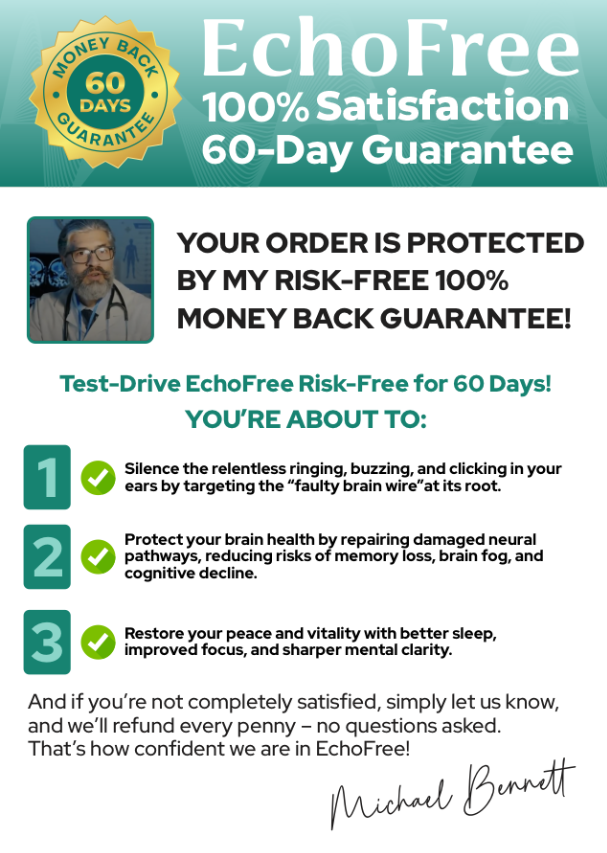 EchoFree money back guaratee