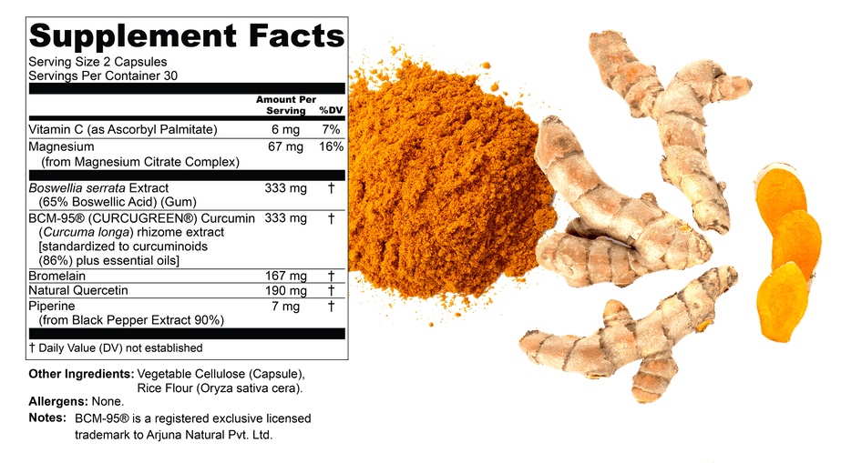 Golden Revive Plus Supplement facts