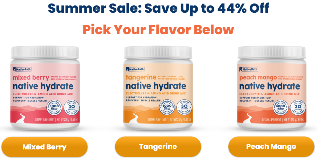 Native Path Native Hydrate flavor