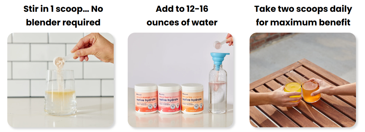 Native Path Native Hydrate how to use