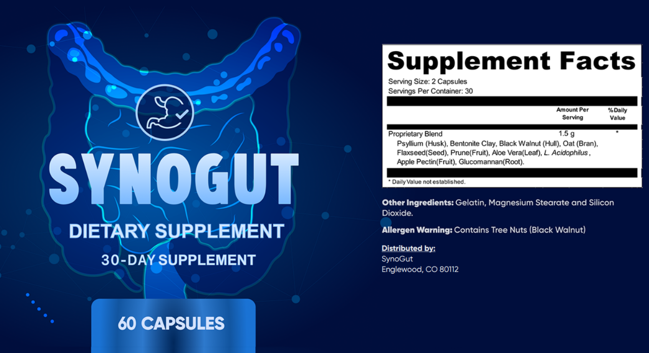 SynoGut supplement facts