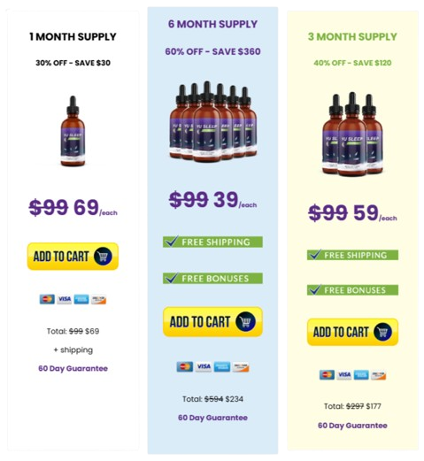 Yu Sleep Pricing