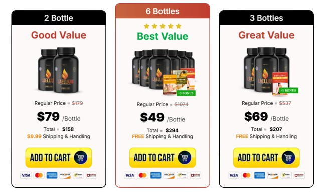 laellium pricing